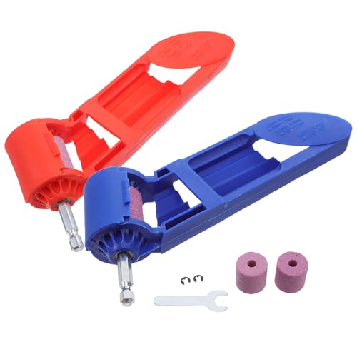Baluue Herramientas Portátil para Afilar Brocas Amoladora Manual para Taladros con Rueda de Esmerilado Accesorio Compatible con Brocas de Hierro de Varios Práctico y Fácil de Usar para