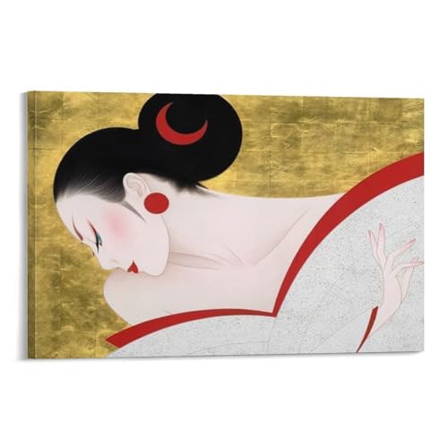  ߓcY̔l m  w |X^[ (145) EH[A[g  G xbh[ rO ǂ̊G16x24inch(40x60cm)