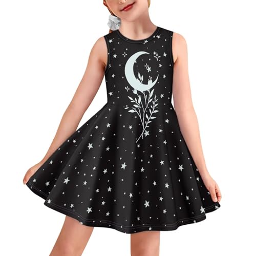 Flashideas Girls Dresses Swing Skater Dresses Toddler Sleeveless Cotton Dress Birthday Dress for Girls