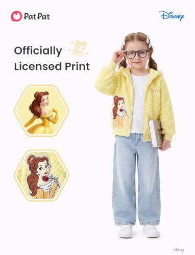 Image of Disney Girl /Boy Fleece Jacket Zipper Sherpa Fuzzy Hoodie Winter Coat 2-13Y