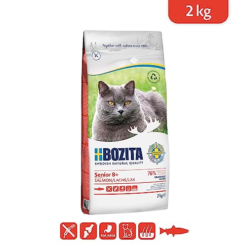 Bozita Grain Free Senior 8+ Salmon (Packung mit 2)