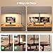 SIBRILLE Upgraded LED Desk Lamp for Home Office with RGB, Rotatable Computer Desk Light with Remote, Tall Table Lamp with Clamp for Working, Dimmable Dual Head Task Lighting for Monitor PC, 22W