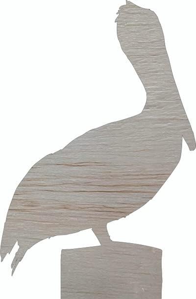 Shape, Unfinished Animal Wooden Cutout 10" Shape, Real Wood Craft Cutout