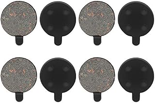 4 Pair Semi Metal Bike Brake Pads, Bicycle Resin Disc Brake Pads for 10in Electric Scooter