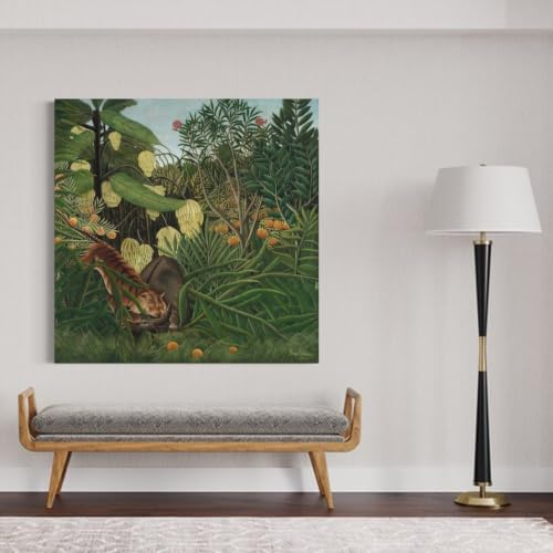 Cuadro de lienzo artístico de Henri Rousseau para decoración elegante 6