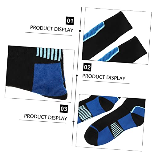 Calcetines de esquí para hombre Beavorty, pack de 2 de algodón transpirable para deporte 6
