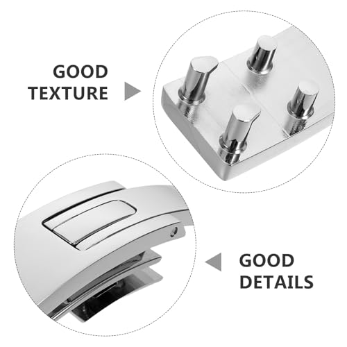 Boucle à levier en aluminium argenté pour accessoire de levage