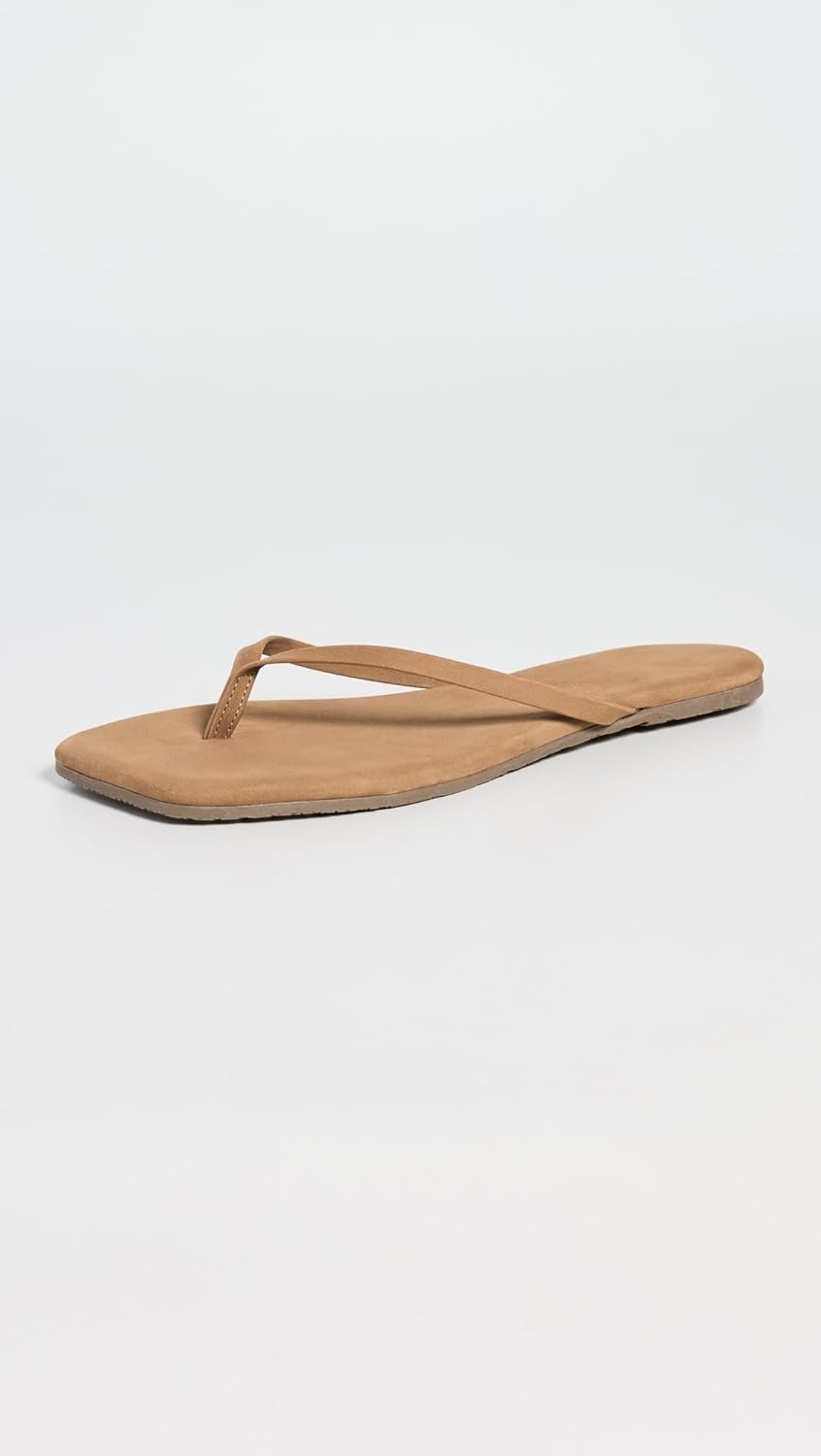 TKEES Women's Lily Suede Flip Flops