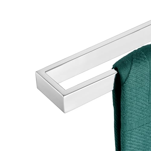 Image of KOKOSIRI Towel Holder Chrome Bath Towel Bar Rack 24-Inch Kitchen Holder Polished Stainless Steel for Bathroom Hardware Wall Mounted, 1 Pack B4008CH-L24