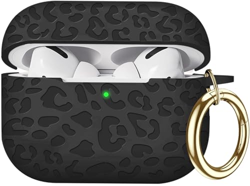 AirPods Pro 3 Generation 2025�Ή��P�[�X �L�[�`�F�[���t���J�o�[ Wonjury���� ���I�p�[�h�X�L�� �\�t�g�J�o�[ AirPods Pro 3�p �P�[�X �t���ی�A�t�����gLED���A�u���b�N