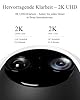 VSTARCAM Überwachungskamera Innen, Dual Kameras, 2K QHD mit 10x Zoom, 360° PTZ Baby & Haustierkamera, KI-Erkennung, Nachtsicht, 2-Wege-Audio, 2.4GHz WLAN, Plug&Play, Sicherheitskamera innen