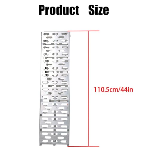 Juego de 2 rampas plegables de aluminio para carga, 750 lbs miniatura 5