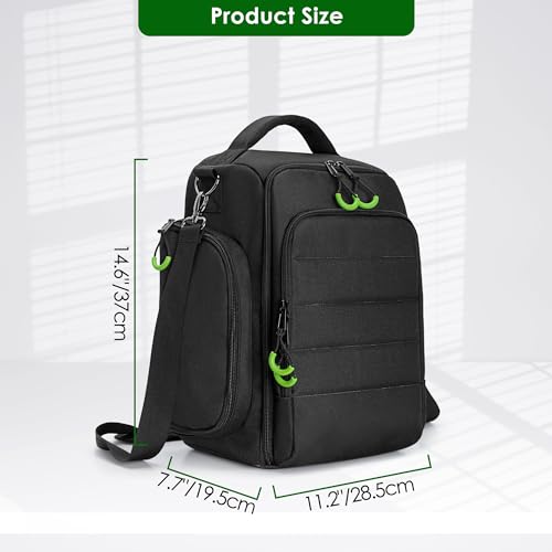 Image of PGmoon Travel Carrying Case Compatible with Xbox Series X /S, Protective Storage Carry Bag for Controllers, Cables and Other Accessories