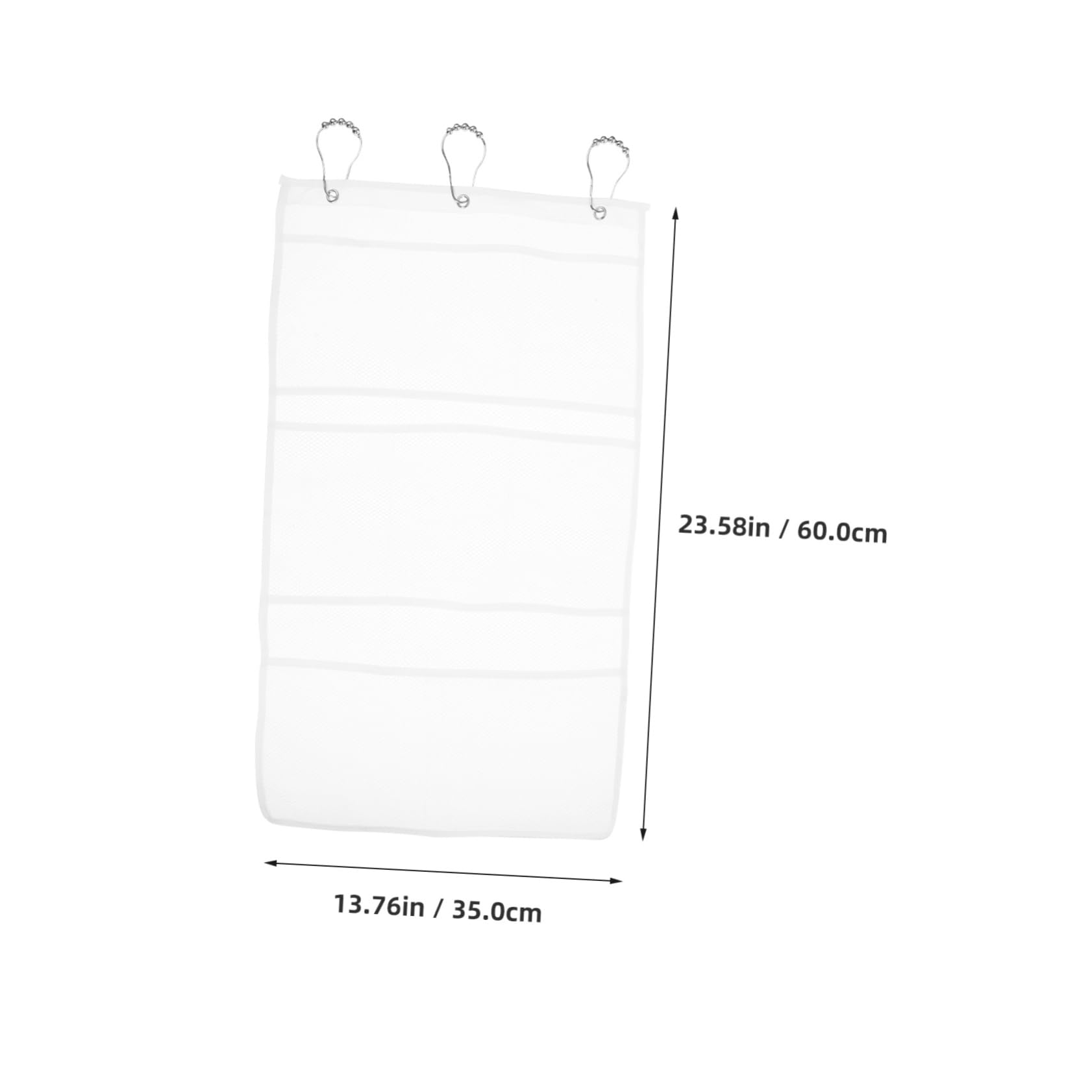 PRETYZOOM Mesh Shower Bag Hanging Shower Organizer Bathroom Organizer for Bath Supplies