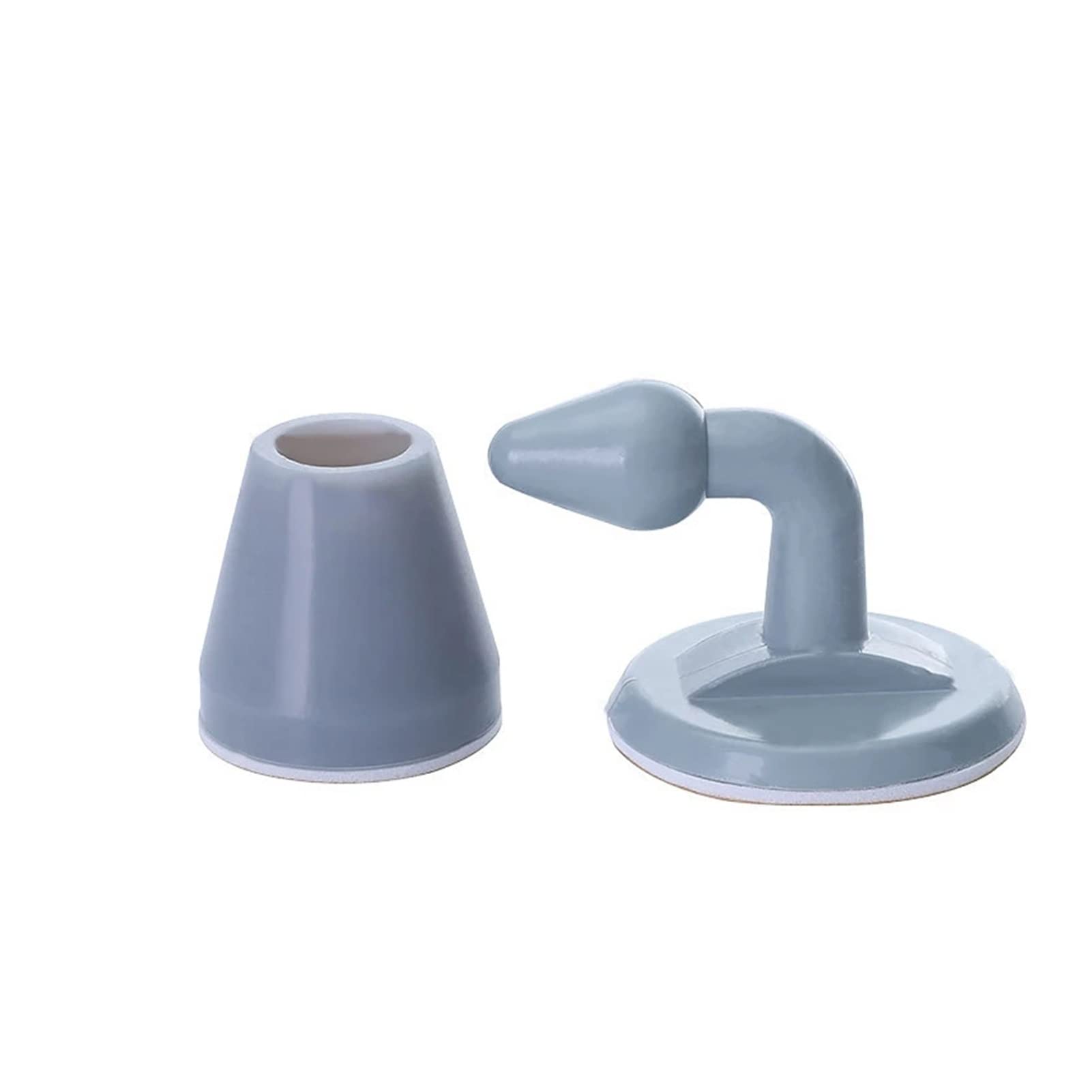 Nvsfzgiyg 5V Abs Silicone Door Stopper Lock Protective Pad Anti-Collision Protection Self Adhesive Doorstop Wall Protectors(5V)