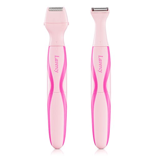 Bikini Trimmer Cordless Women Electric Shaver 2 in 1 Women Shaver with Shaving Head Water-Resistant Electric Lady Shaver for Bikini Line Body Face