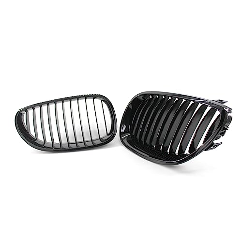 Parachoques delantero rejilla tipo riñón negro brillo para M5 528i E60 E61 4
