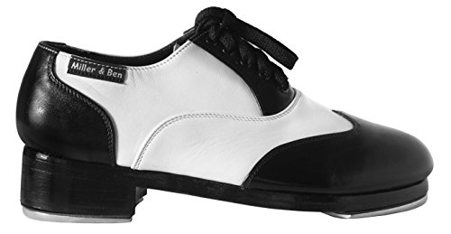 Miller & Ben Tap Shoes; Jazz-Tap Master; Black & White Professional Tap Shoes3