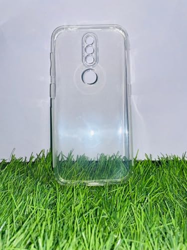 Image of COVERBLACK Soft Rubber Silicon Clear Back Cover Compatible Model for Nokia 4.2 - Transparent