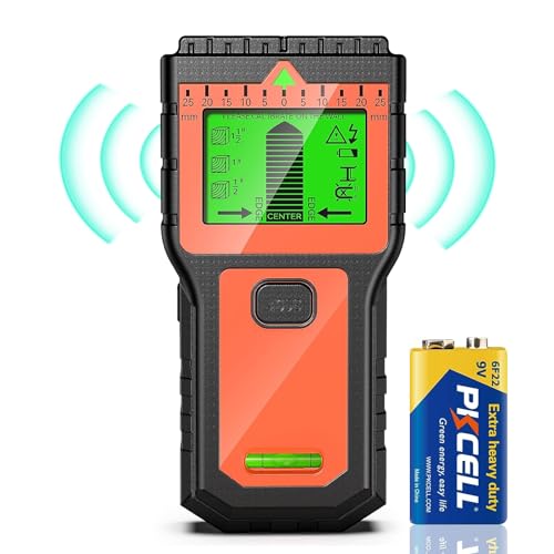 Stud Finder Wall Scanner 8 in 1 Detector, Orange