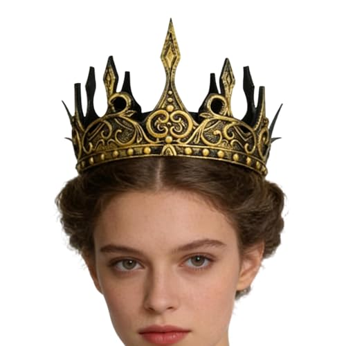 Disfraz de rey para hombre, con temática oscura vintage, para fiestas de disfraces, Halloween, eventos temáticos, días festivos, actuaciones escénicas, creadores de contenido,