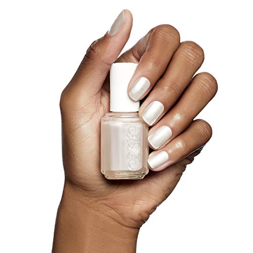Essie Nagellack für farbintensive Fingernägel, Nr. 4 pearly white, Weiß, 13,5 ml – Bild 6