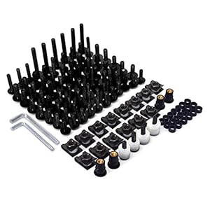 Motorcycle Fairing Bolt Kit Motorcycle Bodywork Screws Windscreen Screws Bolts And Nuts Kit Cnc Universal Motorcycle Screws 116Pcs 6 41efkgcupsl. sl500 . ss300