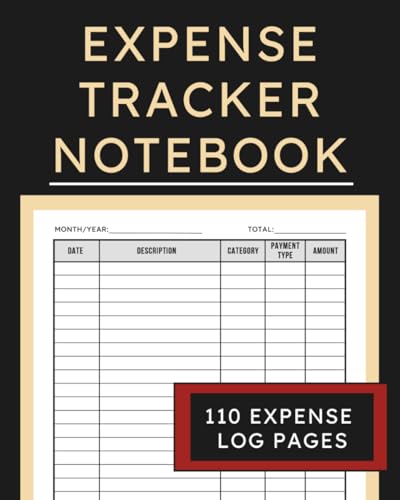 Expense Tracker Notebook: A Daily Spending Log Book to Organize, Track, and Manage Your Money