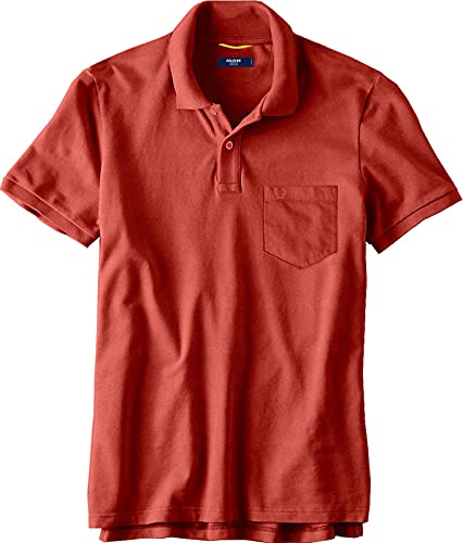 Celsius Men's Half Sleeve Classic Solid Pique Polo with Pocket