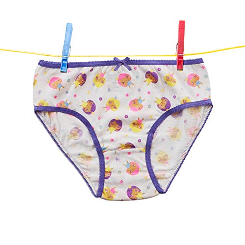 Alyce Intimates Pack of 18 Girls Cotton Brief, Assorted Solids & Prints2