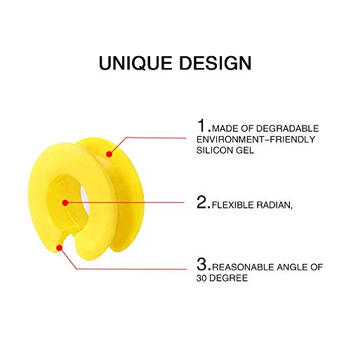 Esowemsn - 12 ganci in silicone per appendere