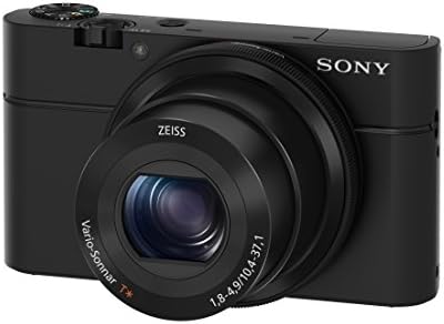 Sony RX100 20.2 MP Premium Compact Digital Camera w/ 1-inch sensor, 28-100mm ZEISS zoom lens, 3” LCD