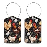 Motif unique : l'étiquette de bagage beau et accrocheur est identique et visible des deux côtés, vous aidant à identifier facilement vos bagages étiquetés sans effort. Face avant avec motif unique, dos avec carte d'information pour éviter qu'il ne soit ramassé par erreur ou perdu.