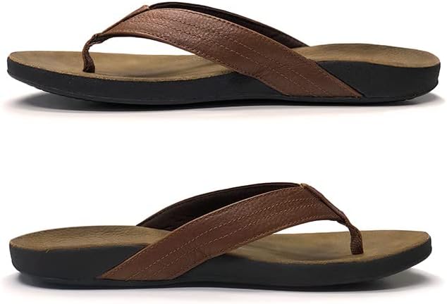 Amazon.com: Zullaz - Byron Orthotic Flip Flops for Men, Stylish & Comfortable Orthopedic Sandals 