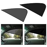 ZATOOTO Car Window Shades 2 Pack Magnetic Car Window Covers Front Side Window Sun Blocker | Blackout and Mesh for Different Needs | Anti-Glare & UV Protection | Easy On/Off for Drivers