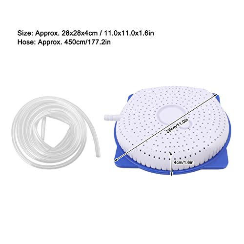 TOPINCN Pool Cover Drainer For Swimming Pools Automatic Water Siphon Pump Portable Pool Cover Drainer For Swimming Pool Accessories - Image 2
