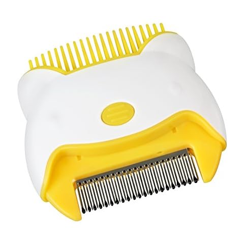 Gardigo 70497 - Electronic Pet Cat Dog Safe Flea Eggs Zapper Grooming Electric Lice Combs Tick Killer Cover