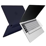 MS factory MacBook Air 13 2019 2018 用 ケース カバー ＋ 日本語 キーボードカバー マックブック エアー 13インチ ハードケース Air13 Retina A1932 Touch ID 全12色 マット加工 ネイビー 紺 RMC series RMC-SETA13rMNV