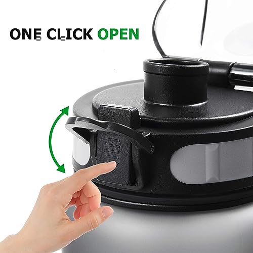 ADORIC Sports Water Bottle, BPA Free Tritan Non-Toxic Plastic Sport Water Cup, Durable Leak Proof Water Bottle with Filter, Flip Top - 3