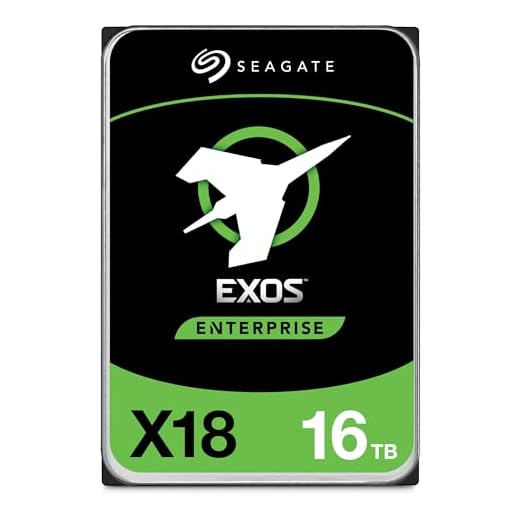 Seagate HDD empresarial Exos X18 de 16 TB – CMR 3,5 polegadas Hiperescala SATA 6 Gb/s, 7200 RPM, 512e e 4Kn FastFormat, baixa latência com cache aprimorado (ST16000NM000J)