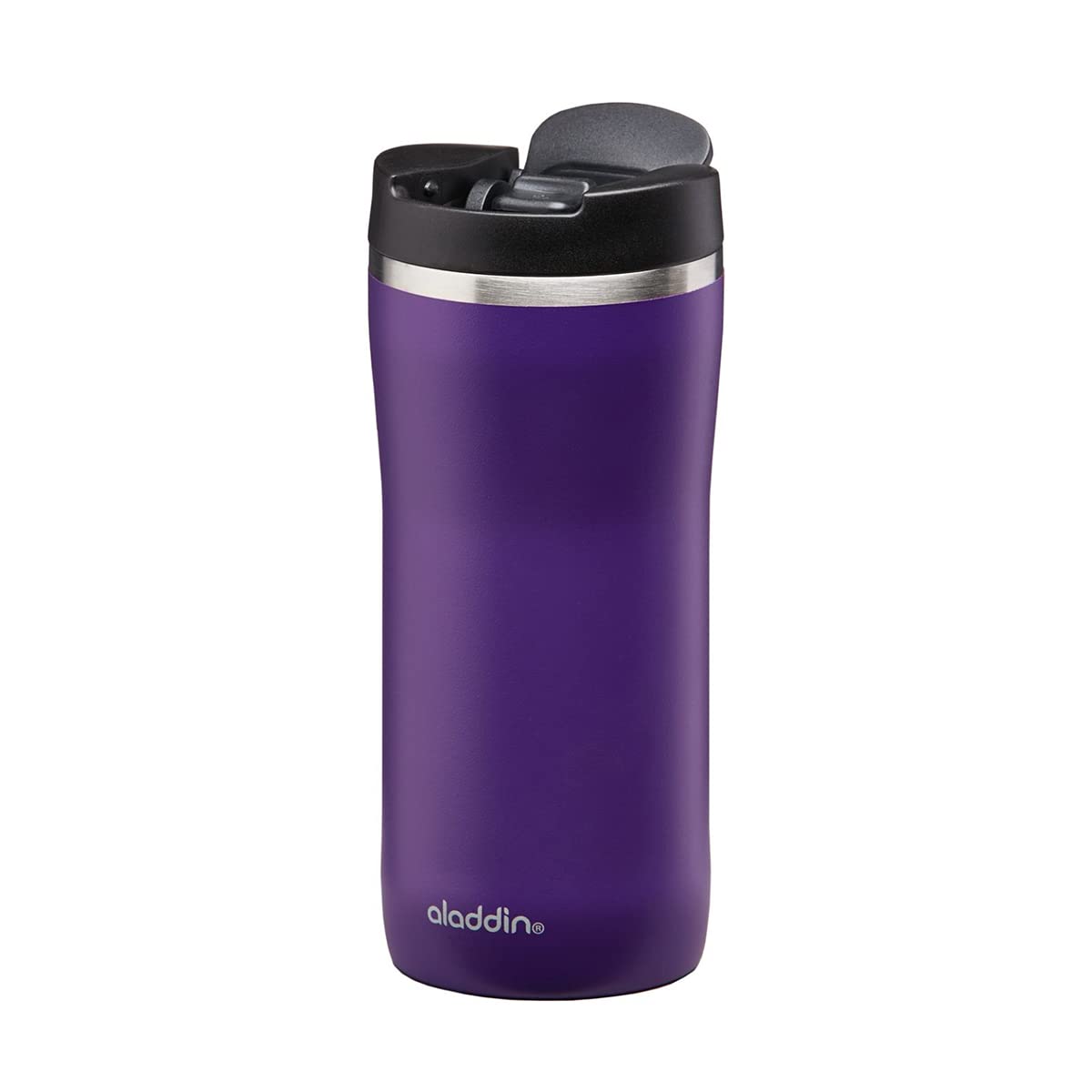 Aladdin Barista Mocca Thermavac Leak-Lock Edelstahl Thermobecher 0.35L Purple - Auslaufsicherer Becher - Kaffeebecher To Go Thermo - Hält bis zu 3 Stunden Heiß - BPA-Frei - Spülmaschinenfest