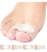 Niupiour Fabric Hammer Toe Wraps, 8 Pack of Toe Bandages Protectors, Toe Corrector for Overlappin...