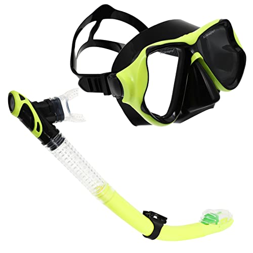 BCOATH Snorkeling Mask and Snorkel Set for Adults Snorkeling Gear Leakproof Lightweight and Stylish