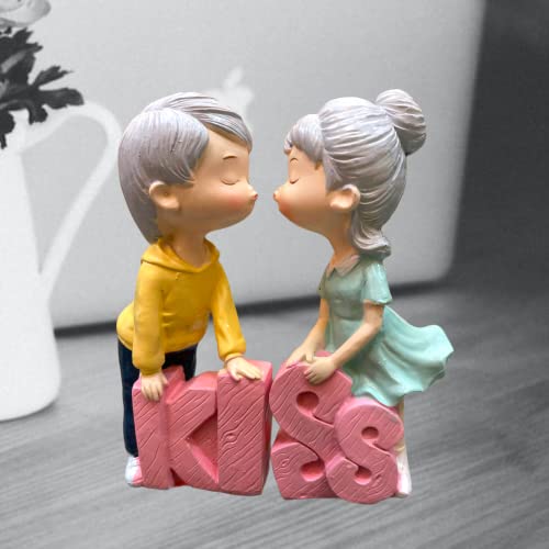 Image of AUGEN Polyresin Love Idol Statue Showpiece for Home Decor Decoration and Gifting (7532-C9, 15cm)