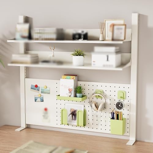 Panneaux muraux perforés en métal 60 cm pour rangement et organisation de bureau