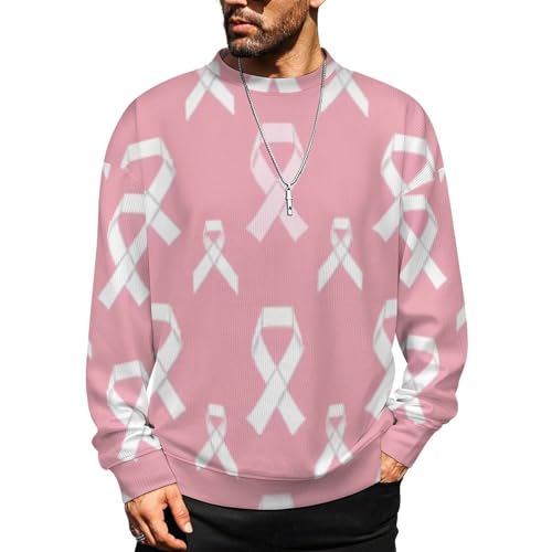 Mens Sweater Autumn Pumpkins Men's Crewneck Pullover Sweaters Lightweight Crew Necks Sweatshirts