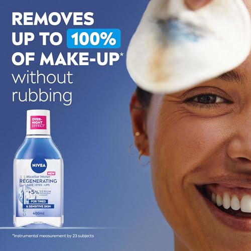 NIVEA Regenerating Serum Infused Micellar Water 400 ml (13.53 fl oz) – with Amino Acid – Gentle Face Cleanser & Makeup Remover for Daily Skincare Routine – Suitable for Sensitive Skin - image 4