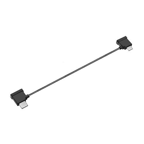 Miniatura 1 de Hanatora Cable de control remoto USB C a iOS de 6.3 pulgadas para DJI Mavic 3, Mini 2, Air 2S, Mavic Air 2, accesorios de cable de datos RC trenzado