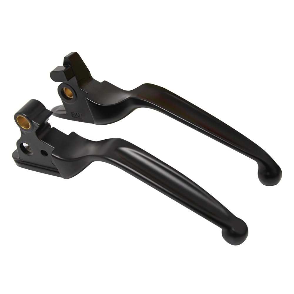 Levier De Frein Harley Custom S SYUU Black Leviers De Frein Et D'Embrayage Compatible Avec Harley Davidson XL Pièces Harley Softail Fatboy