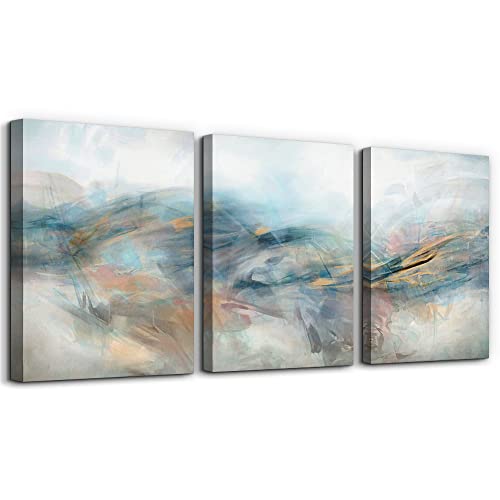 TTHYUEWS Abstract Wall Decor Living Room Canvas Wall Art Bedroom Fashion Wall Decorations Office Minimalist Abstract Ink Wall Paintings Inspiration Wall Pictures Artwork Room Home Decoration 3 Piece